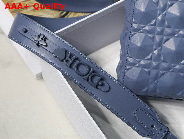 Dior Small Lady Dior My Abcdior Bag Denim Cannage Calfskin with Diamond Motif Replica