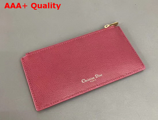 Dior Small Saddle Wallet on Chain Clutch in Red Calfskin Replica