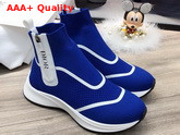 Dior Sock Sneaker in Blue Technical Mesh Replica