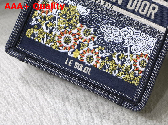 Dior Sun Vertical Dior Book Tote Tarot Embroidered Canvas Bag Replica