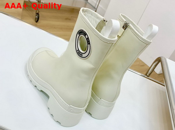 Dior Symbol Ankle Boot White Supple Calfskin Replica