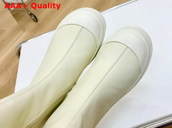 Dior Symbol Boot White Supple Calfskin Replica