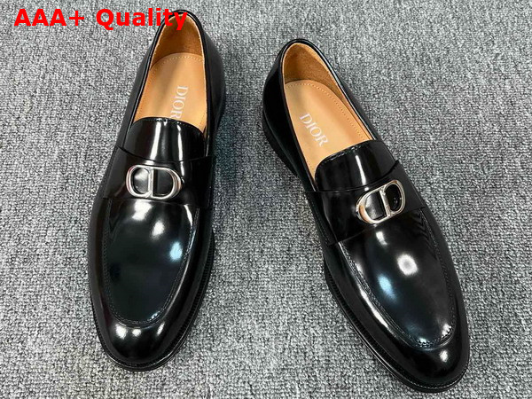 Dior Timeless Loafer in Black Shiny Calfskin Replica