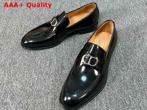 Dior Timeless Loafer in Black Shiny Calfskin Replica