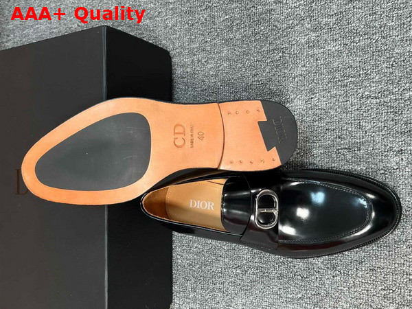 Dior Timeless Loafer in Black Shiny Calfskin Replica