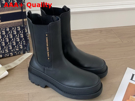 Dior Trial Ankle Boot Black Calfskin Replica