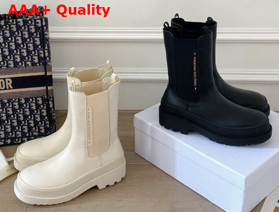 Dior Trial Ankle Boot White Calfskin Replica