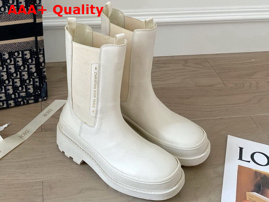 Dior Trial Ankle Boot White Calfskin Replica