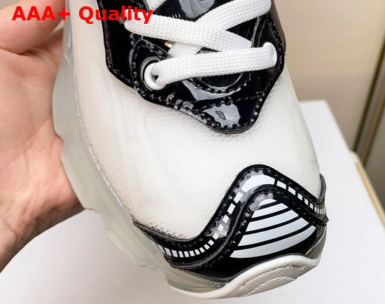 Dior Vibe Sneaker White Mesh and Black Technical Fabric Replica