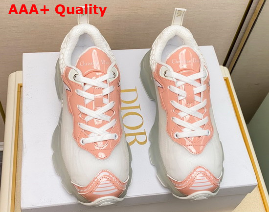 Dior Vibe Sneaker White Mesh and Pink Technical Fabric Replica