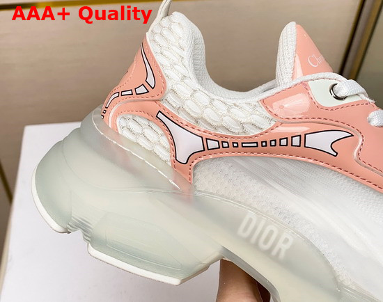 Dior Vibe Sneaker White Mesh and Pink Technical Fabric Replica