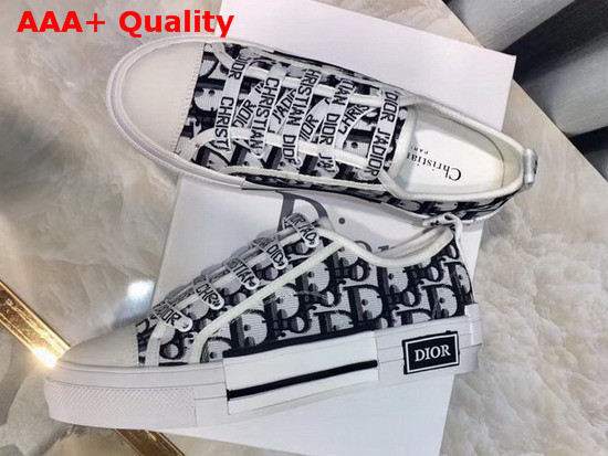 Dior Walk N Dior Low Top Trainer in Dior Canvas Replica