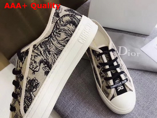 Dior Walk N Dior Sneaker Embroidered with Toile De Jouy Replica