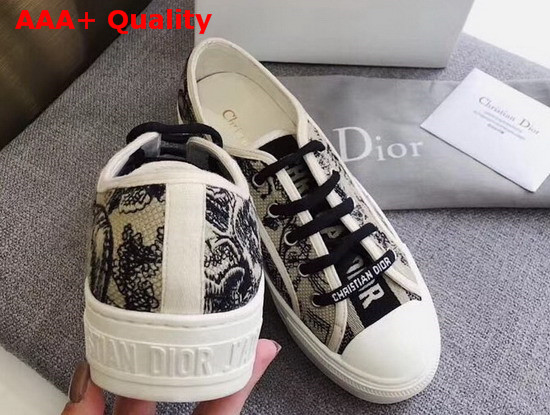 Dior Walk N Dior Sneaker Embroidered with Toile De Jouy Replica