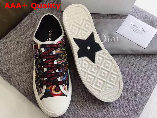 Dior Walk N Dior Sneaker in Embroidered Canvas Replica