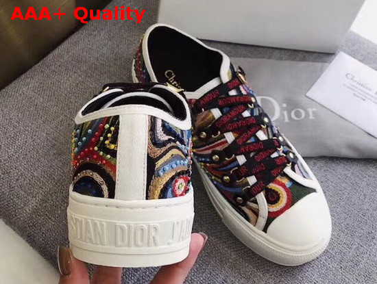 Dior Walk N Dior Sneaker in Embroidered Canvas Replica