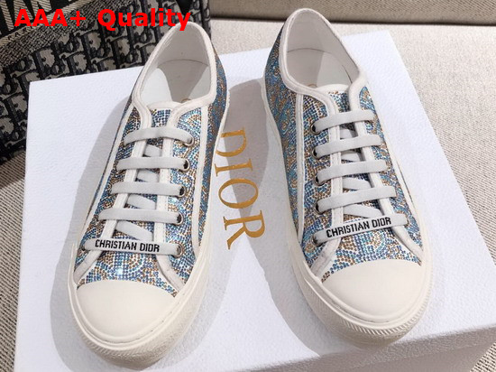 Dior Walk n Dior Sneaker Blue Strass Replica