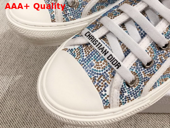 Dior Walk n Dior Sneaker Blue Strass Replica