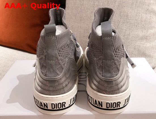 Dior Walk n Dior Sneaker in Gray Technical Mesh with Cannage Embroidery Replica