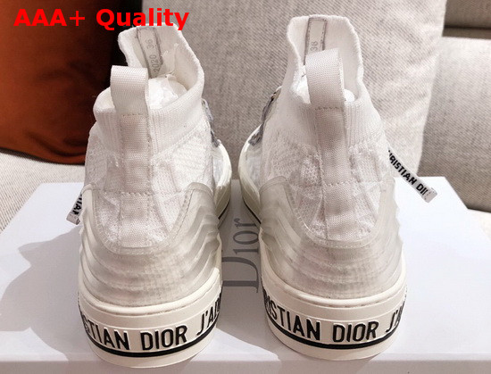 Dior Walk n Dior Sneaker in White Technical Mesh with Cannage Embroidery Replica