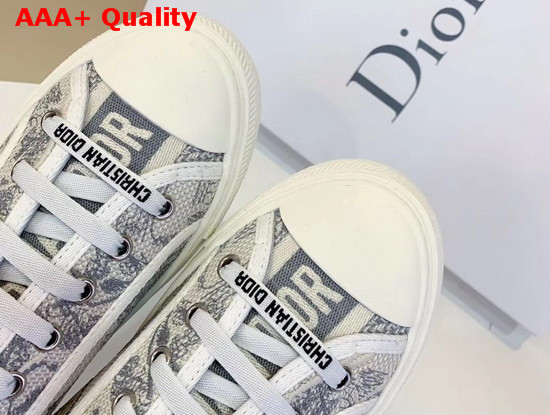 Dior WalknDior Sneaker Gray Toile De Jouy Embroidery Replica