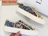 Dior WalknDior Sneaker Multicolor Toile De Jour Embroidery Replica