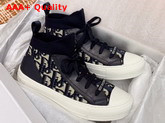 Dior WalknDior Technical Knit Oblique Mid Top Sneaker Replica