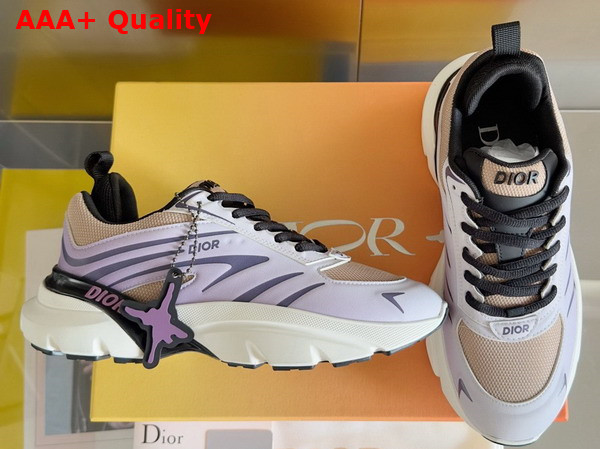 Dior and Lewis Hamilton B44 Blade Sneaker Limited and Numbered Edition Gradient Purple Technical Mesh and Gradient Purple Technical Fabric Replica