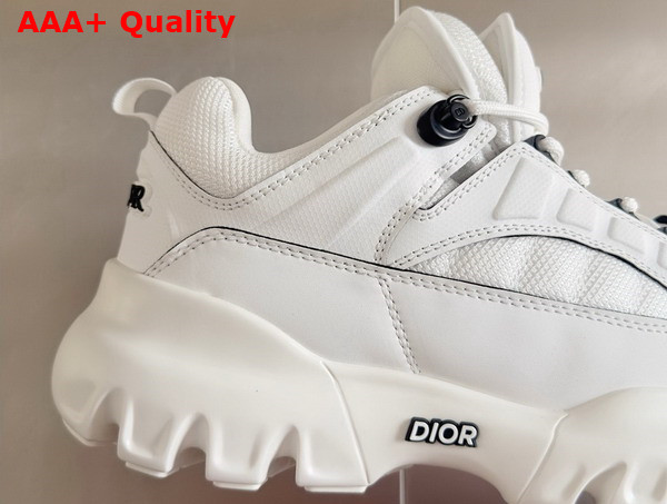 Dior and Lewis Hamilton Dior Snow Derby Shoe Limited and Numbered Edition White Technical Mesh and White Leather Effect Technical Fabric Replica