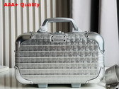 Dior x Rimowa Lock Case Silver Dior Oblique Replica