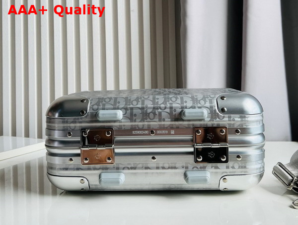 Dior x Rimowa Lock Case Silver Dior Oblique Replica