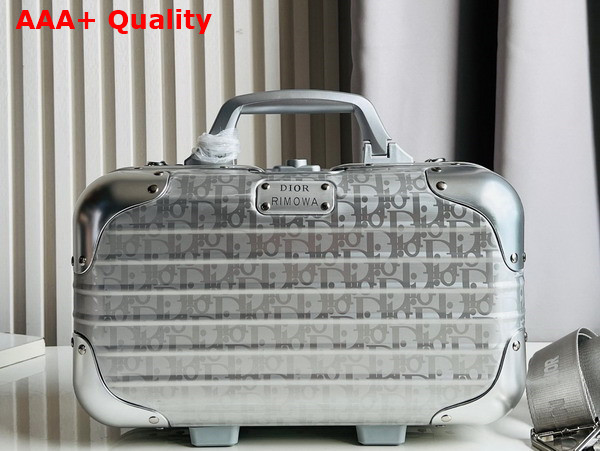 Dior x Rimowa Lock Case Silver Dior Oblique Replica