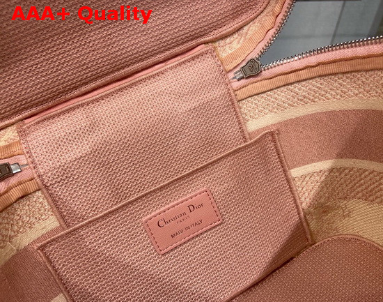 DiorTravel Vanity Case Pink Toile de Jouy Embroidery Replica