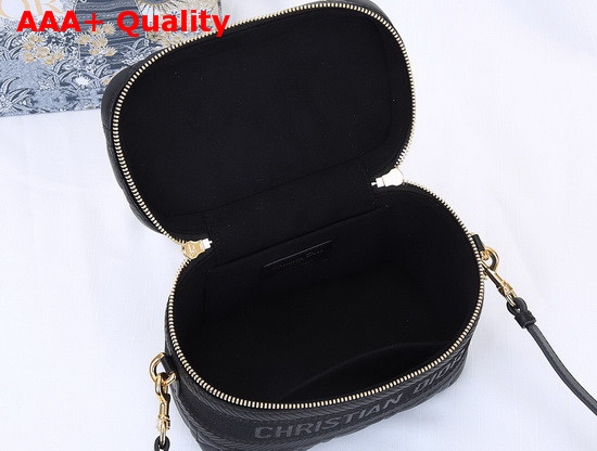 DiorTravel Vanity Case in Black Cannage Lambskin Replica