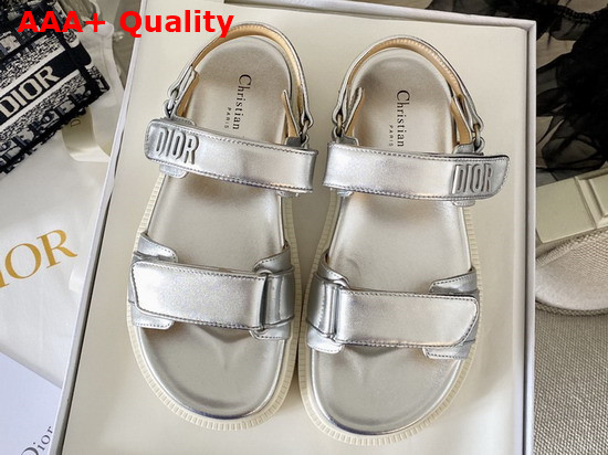 Dioract Sandal Silver Lambskin Replica