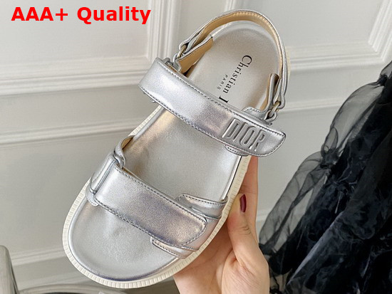 Dioract Sandal Silver Lambskin Replica