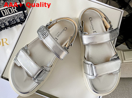 Dioract Sandal Silver Lambskin Replica