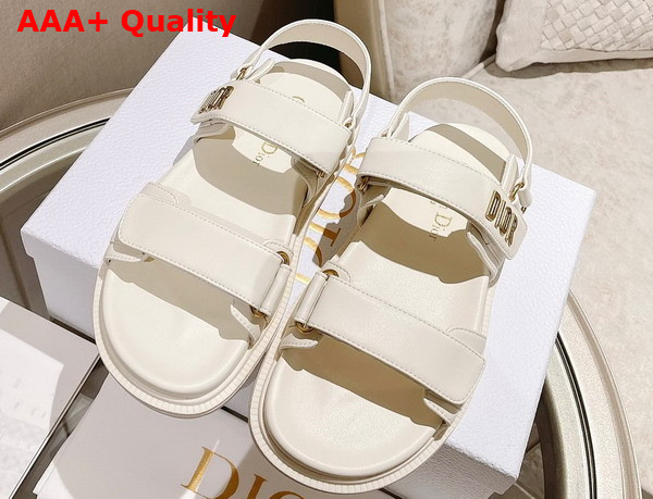 Dioract Sandal White Lambskin Replica