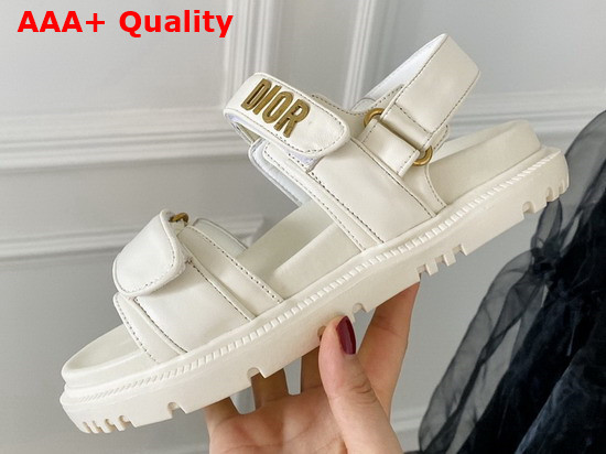 Dioract Sandal White Lambskin Replica