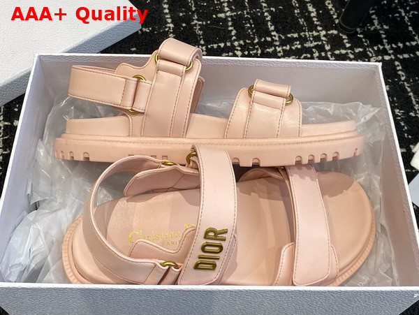 Dioract Sandal in Pink Lambskin Replica