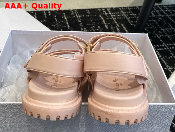 Dioract Sandal in Pink Lambskin Replica