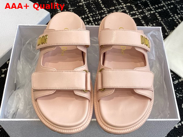 Dioract Slide in Pink Lambskin Replica