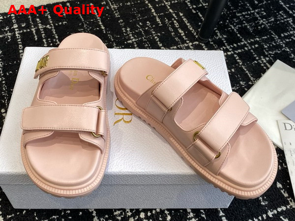 Dioract Slide in Pink Lambskin Replica