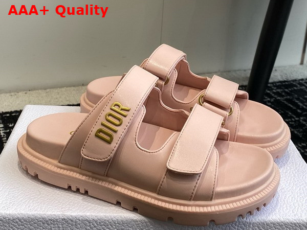 Dioract Slide in Pink Lambskin Replica