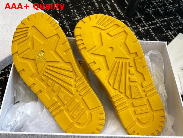 Dioract Slide in Yellow Lambskin Replica