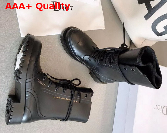 Diorcamp Ankle Boot Black Rubber Replica