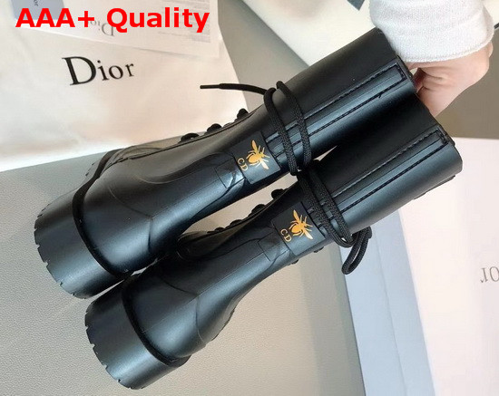 Diorcamp Ankle Boot Black Rubber Replica