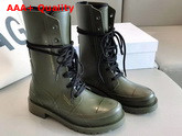 Diorcamp Ankle Boot Green Rubber Replica