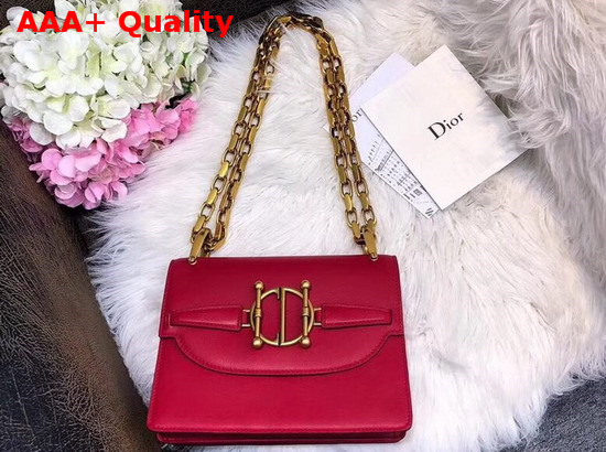 Diordirection Flap Bag in Red Lambskin Replica