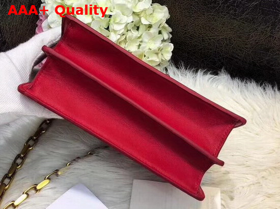 Diordirection Flap Bag in Red Lambskin Replica